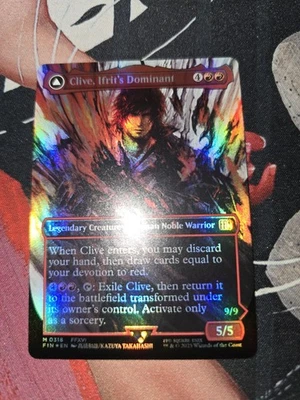 Clive, Ifrit's Dominant (0318) (Borderless) Final Fantasy Foil - Image 1 of 2