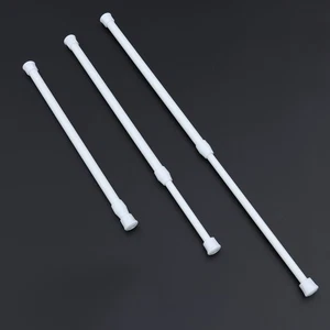 3 Pcs Telescopic Rod Suspension Curtain Expanding Tension Short Shower Cabinet - Picture 1 of 11