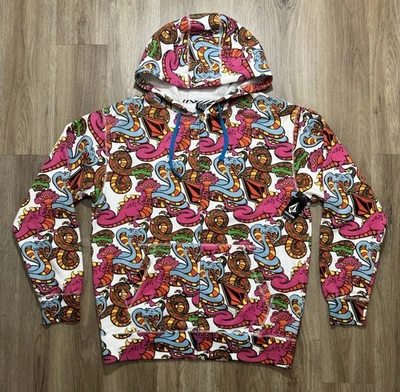 Y2K Volcom Creatures Full Zip Hoodie Size M - Image 1 of 4