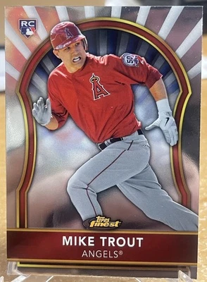 Mike Trout 2011 Topps Finest RC ROOKIE #94 Los Angeles Angels - Image 1 of 2