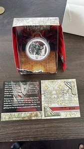 2009 Transformers MEGATRON Tuvalu 1 oz .999 silver proof coin OGP - Picture 1 of 6