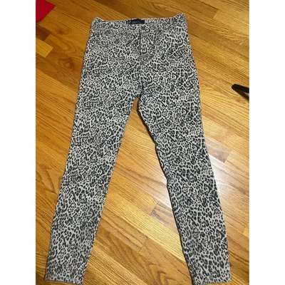 Pantalones para mujer GAP Denim tiro alto universales legging estampado de leopardo talla 10 Foto 1 de 4