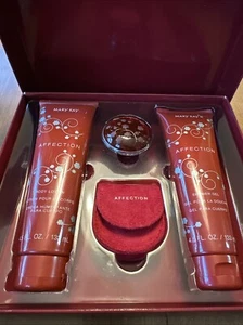 NEW! Mary Kay Affection Gift Set-Body Lotion, Fragrance Solid, Shower Gel NOS - Picture 1 of 8