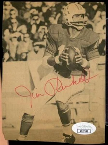 Jim Plunkett Patriots Signed Autographed Photo Clipping JSA Authentic - Picture 1 of 2