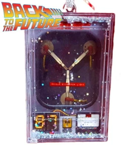 Back To The Future Flux Capacitor Snowglobe Christmas Holiday Tree Ornament LE - Picture 1 of 3