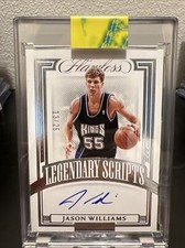 2021-22 Panini Flawless Basketball Jason Williams Legendary Scripts Auto /25