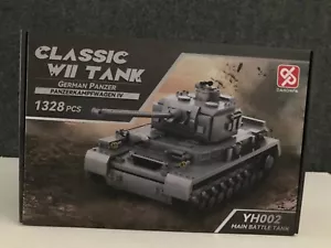 Dahonpa Classic WII carro armato tedesco Panzerkampfwagen IV 1329 pz YH002 NUOVO CON SCATOLA - Foto 1 di 7