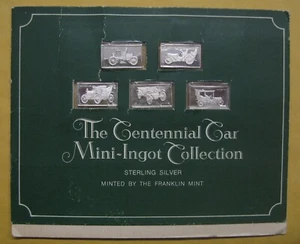 1975 Franklin Mint The Centennial Car Mini-Ingot Collection Take a Look - Picture 1 of 2