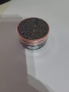 Revolution Viva Glitzerbalsam schwarz Blackout biologisch abbaubarer Schatten 0,11 Oz. Neu - Bild 1 von 4