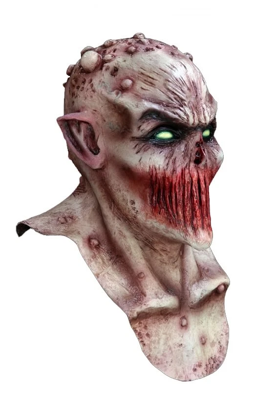 Halloween Latex Head Neck Face Mask Deadly Silence - Image 1 of 1
