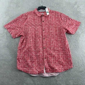 Tommy Bahama Coconut Point Short-Sleeve Shirt L/G 100% Cotton Mens NWT 0921 - Picture 1 of 12