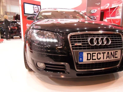 Scheinwerfer Audi A3 8P LED Tagfahrlicht Design schwarz 2003-2008 Europaw zugel - Bild 1 von 4