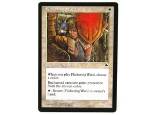 Flickering Ward MTG Magic the Gathering Tempest LP Regular Rare Enchantment Card - Picture 1 of 7
