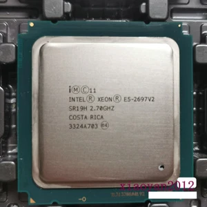 Intel Xeon CPU e5-2697v2 12 Core 12x 2.7GHz LGA2011 Processor - Picture 1 of 2