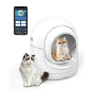Extra Large Self-Cleaning Cat Litter Box 80L  APP Control Automatic Smart Robot - Picture 1 of 24