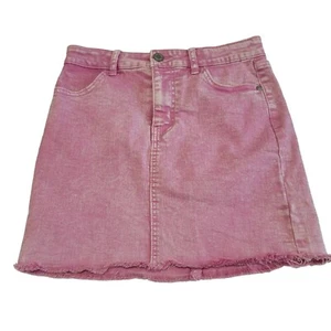 Art Class Girls Large (10/12) Pink Denim Skirt EUC - Picture 1 of 9