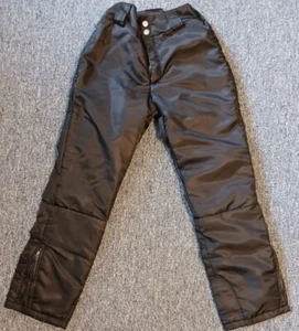 Boys' thick insulated Ski/Snow Pants - Black - Size S slim fit, 25" waist - Picture 1 of 4