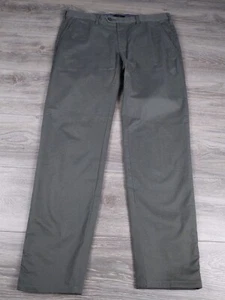 Ted Baker London Trousers Pants Men's 34X31 Green Flat Front Stretch - Picture 1 of 12