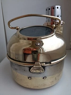 vintage 1955 URSS latão latão navio russo barco bússola - Imagem 1 de 4