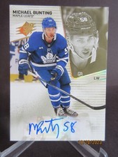 2022-23 SPX SIGNATURE AUTO MICHAEL BUNTING
