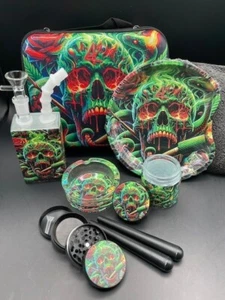 Skull Juice Box Tobacco Kit Gift Set Value Pack Free Shipping - Picture 1 of 3