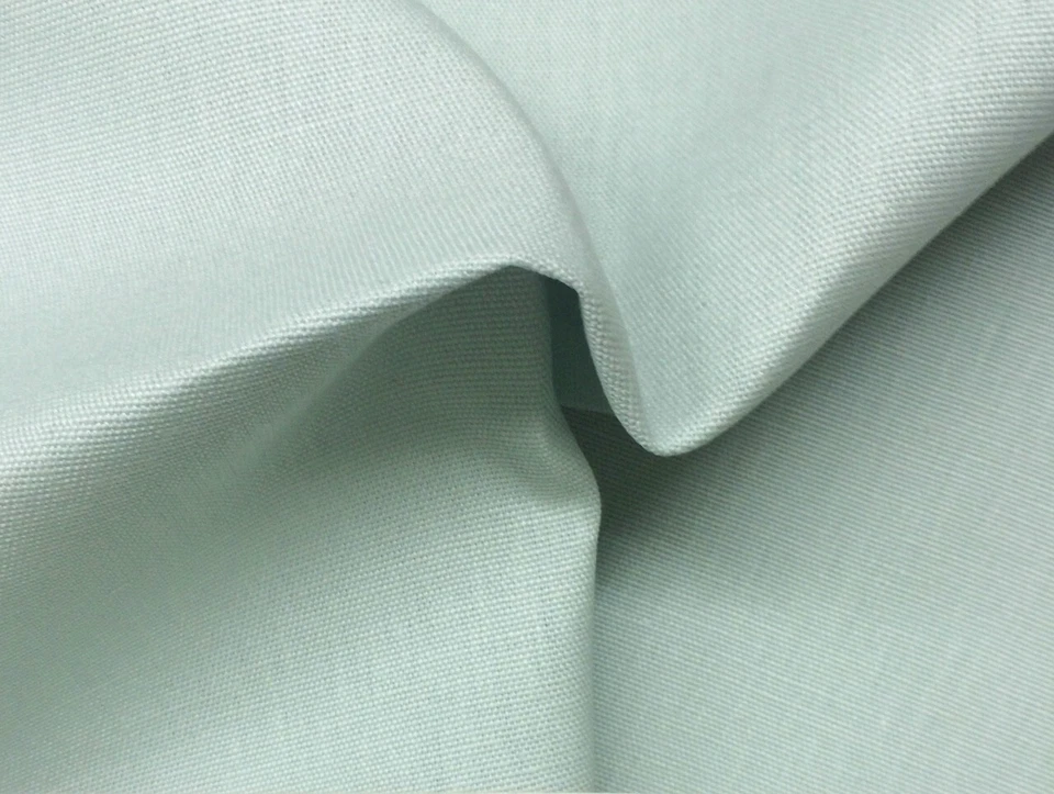 P KAUFMANN SLUBBY LINEN SKY BLUE/GREEN 100% LINEN MULTIUSE FABRIC BY YARD 55"W - Image 1 of 1