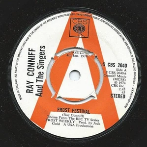 Ray Conniff And The Singers - Frost Festival (7", Single, Promo) - Picture 1 of 2