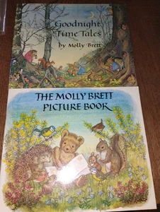 2 Molly Brett Books, Goodnight Time Tales & Picture BookMedici Society Excellent - Picture 1 of 9