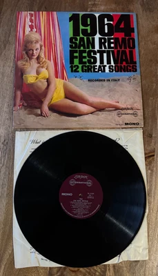 San Remo Festival 1964- Various Artists FIRST PRESS ITALY CHEESECAKE EX Vinyl/CV - Image 1 of 2