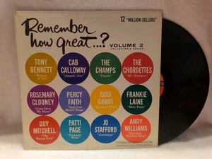 Remember How Great…? Volume 2 Various Artists Columbia XTV 66639 LP EX/EX - Picture 1 of 6