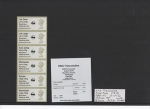 MACHIN Ma15 TRINCOMALEE A006 LARGE RATES FALKLANDS 40th 2022 Coll Strip POST GO - Picture 1 of 1