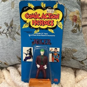 1975 Meco Joker Comic Action Heroes 3.75” Figure NEW SEALED NOS Sm Corner Damage - Picture 1 of 14