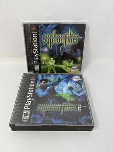 Syphon Filter 1 und 2 PS2 Sony PlayStation 1 KOMPLETT IN BOX CIB Black Label! - Bild 1 von 8