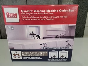 Oatey 38568 Quadtro Washing Machine Outlet Box - Copper Sweat Connection - Picture 1 of 3