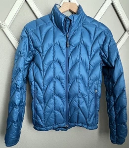 Outdoor Research Aria Women's M Goose Down Puffer Jacket Quilted - Blue - Picture 1 of 8