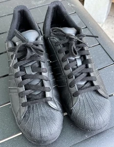 Adidas Men's Core Black Superstar II Sneaker Shoes Size 10 ½ - Picture 1 of 7