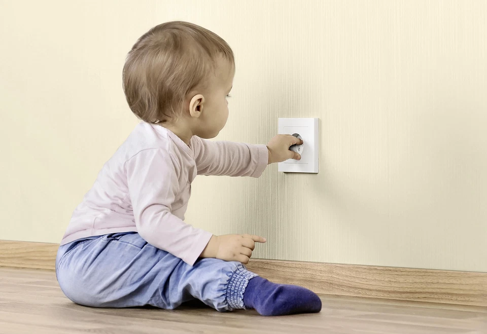 ReeR 32010 10er-pack Steckdosenschutz Schraubbar weiÃ