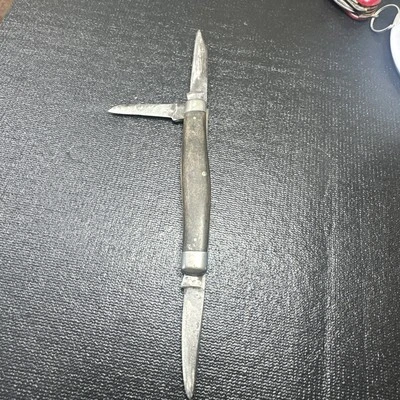 Vintage J. Navaja de bolsillo de 3 hojas A. Henckels mango de asta raro  Foto 1 de 4