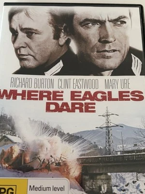 Where Eagles Dare - Richard Burton, Clint Eastwood, Mary Ure - DVD Like New - image 1 of 3