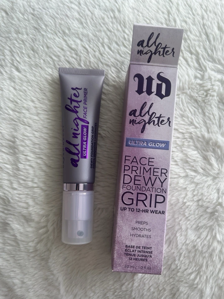 Urban Decay All Nighter Face Primer Dewy Foundation Grip Ultra Glow 30ml/1oz - Image 1 of 1