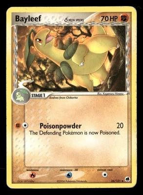 Bayleef - 26/101 - Poco común - EX Dragon Frontiers - Tarjeta Pokémon - HP Foto 1 de 2