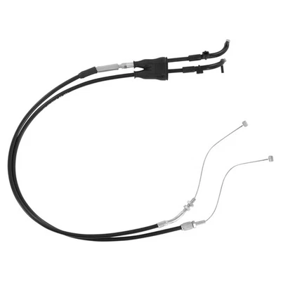 1998-2001 Yamaha YZF-R1 Street Motion Pro Black Throttle Push-Pull Cable Set - Image 1 of 2