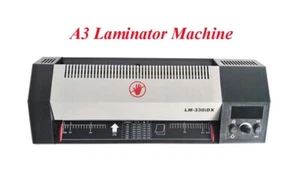 Intbuying 110V Electric A3 Laminator Hot&Cold Laminating Machine 4 Roll Office - Picture 1 of 1