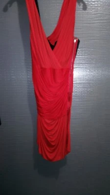 Rachel Roy Women Red/Black Sleeveless Mini Party Dress Size M - Image 1 of 4