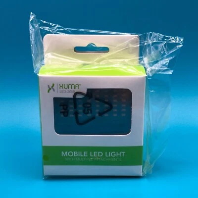 Xuma Mobile LED Light New Multiple Attachments Model LED-200B For Older iPhone - Image 1 of 4