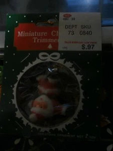 Decorazione Natalizia Vintage Bradford Novità Babbo Natale Piedi in Aria Nuovo in Confezione - Foto 1 di 3