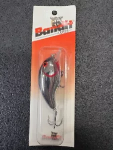 Pre-Pradco Bandit 100 Crankbait - Red Package - Chrome Black Scale Color 180 - Picture 1 of 1