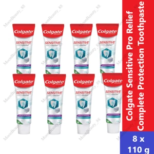 8 TUBE Colgate Sensitive Pro Relief Complete Protection Toothpaste 110g - Picture 1 of 6