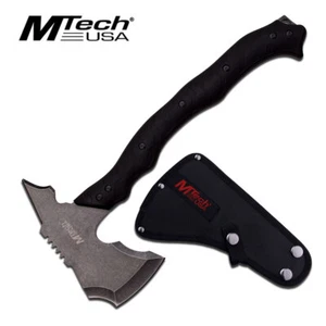 NEU! Mtech Full Tang Stonewash Tactical Wurfbeil Axt Tomahawk mit Scheide - Bild 1 von 1