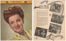 F5-16 Dixie Cup, Premium, 1950, Movie Stars, Anne Baxter